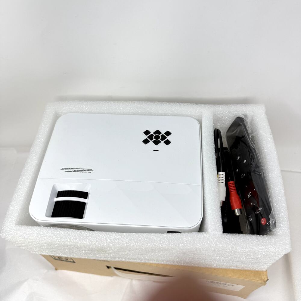 TOPVISION T21 Mini Portable LED Projector • NEW Open Box • High Brightness - Picture 3 of 13